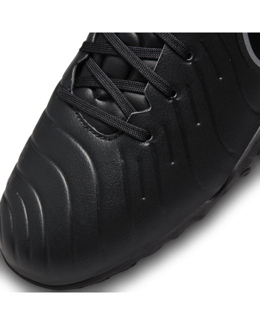 Nike Black Tiempo Legend 10 Academy Turf Low-top Football Shoes Leather