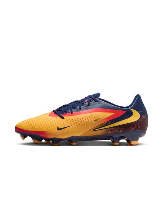 Nike Blue Phantom 6 Low Academy "Erling Haaland" Multi-Ground Soccer Cleats for men