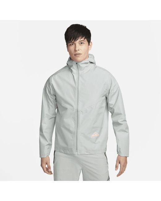 Nike Gore-tex Infiniumtm Trail Running Jacket In Grey, in Gray for Men ...