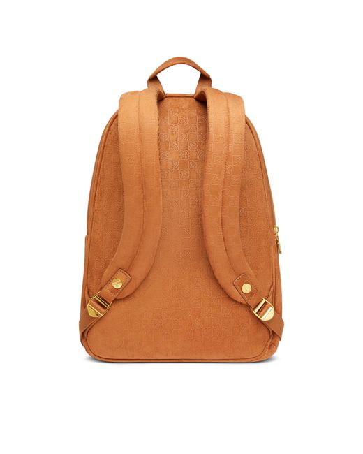 Nike Orange Suede Monogram Backpack (23.5L) for men