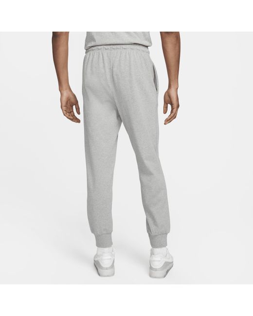 Nike Gray Club Knit Jogger Pants for men