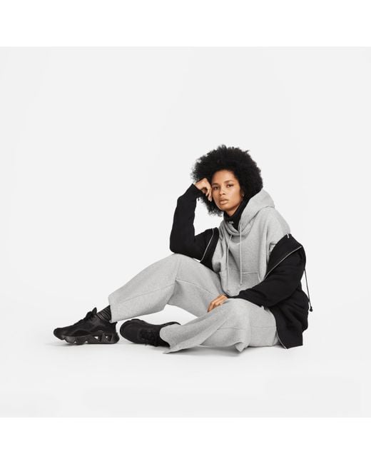 Nike Gray Sportswear Phoenix Fleece Pullover Hoodie