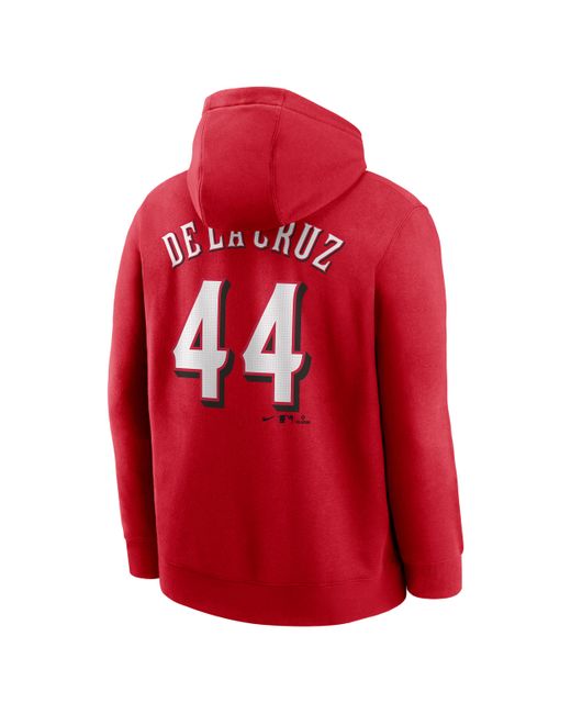 Nike Elly De La Cruz Cincinnati Reds Club Mlb Pullover Hoodie for men