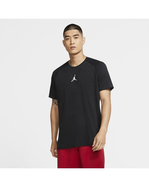 Nike Jordan Air Short-sleeve Training Top Black for Men | Lyst Australia
