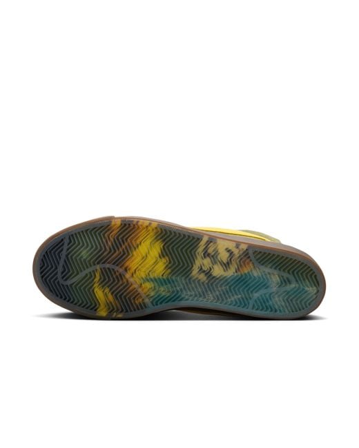Scarpa Da Skateboard Zoom Blazer Mid di Nike in Green