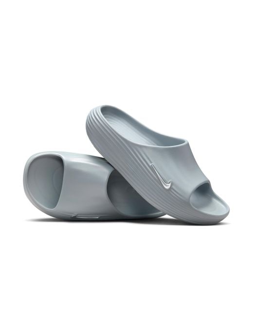 Nike Gray Reactx Rejuven8 Slides for men