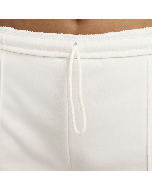 Nike White Sportswear Chill Terry High-waisted Slim 2" French Terry Shorts