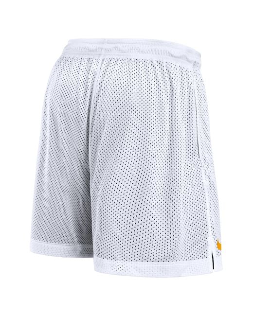 Nike Blue West Virginia Primetime Reversible Dri-Fit College Shorts for men