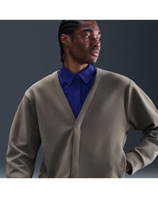 カーディガン Nike Dri-Fit 24/7 Cardigan Buy Nike 24.7 ImpossiblySoft Men's Cardigan - Cave Stone