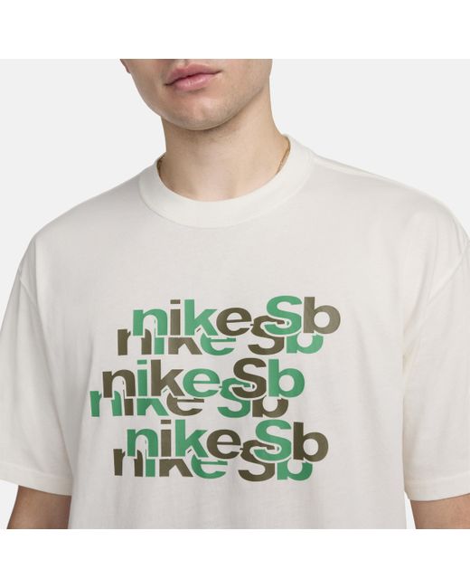 Nike White Sb Skate T-shirt for men