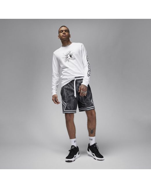 Nike White Sport Dri-fit Long-sleeve T-shirt for men