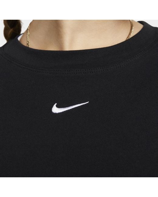 Nike Black Sportswear Essential Oversized T-shirt