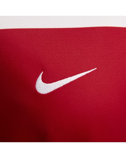 Nike Red Croatia 2024/25 Stadium Home Dri-fit Football Replica Shirt for men