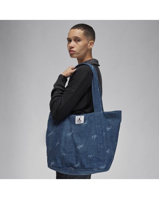 Nike Blue Flight Denim Tote Bag (38l)