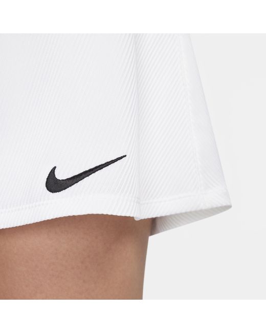 Nike White Court Advantage Tennis Skirt Polyester