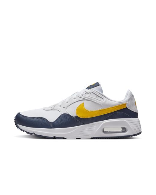 Nike Blue Air Max Sc Shoes Leather for men