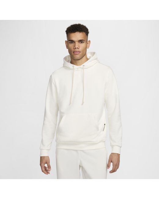 Nike White Standard Issue Dri-fit Pullover Basketball Hoodie for men