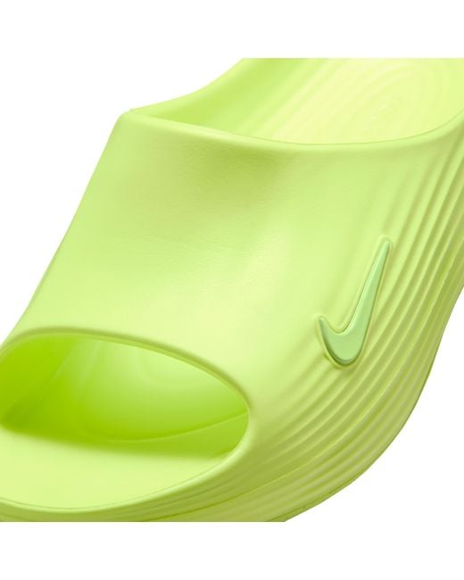 Nike Green Reactx Rejuven8 Slides for men