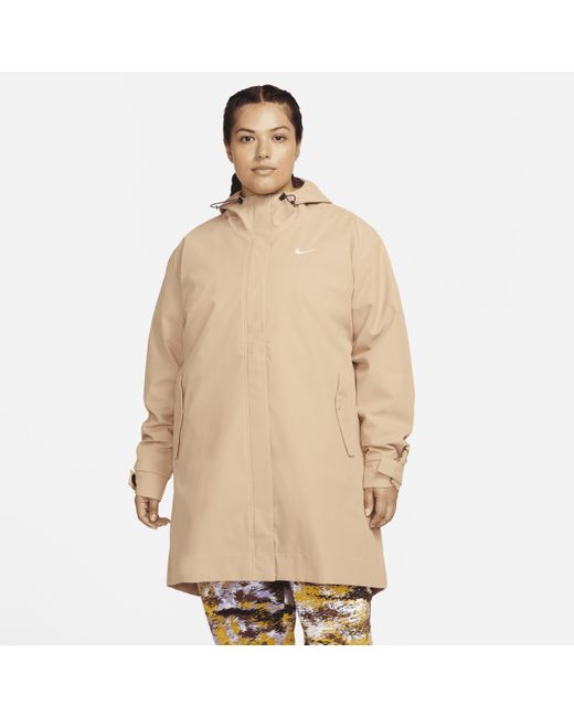 Nike Sportswear Essential Stormfit Woven Parka Jacket (plus in Natural
