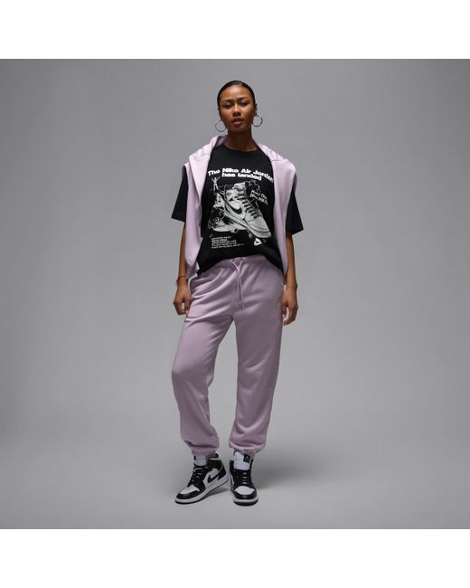 Nike Gray Brooklyn Fleece French Terry Pants