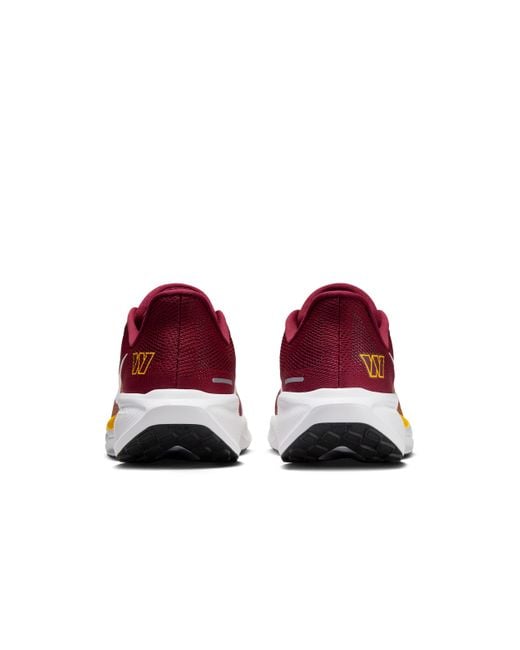 Nike Red Washington Commanders Pegasus 41 Nfl Road Running Shoes for men