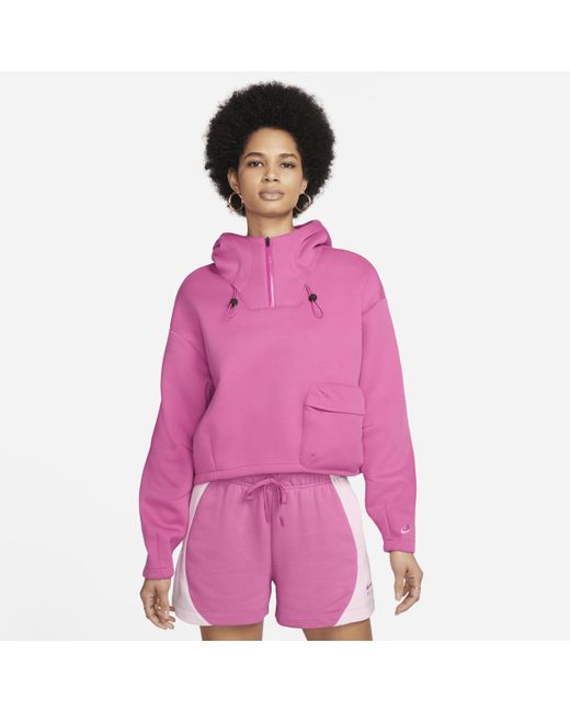 Nike Sportswear Therma-fit Adv Tech Pack Pullover Hoodie In Pink, | Lyst