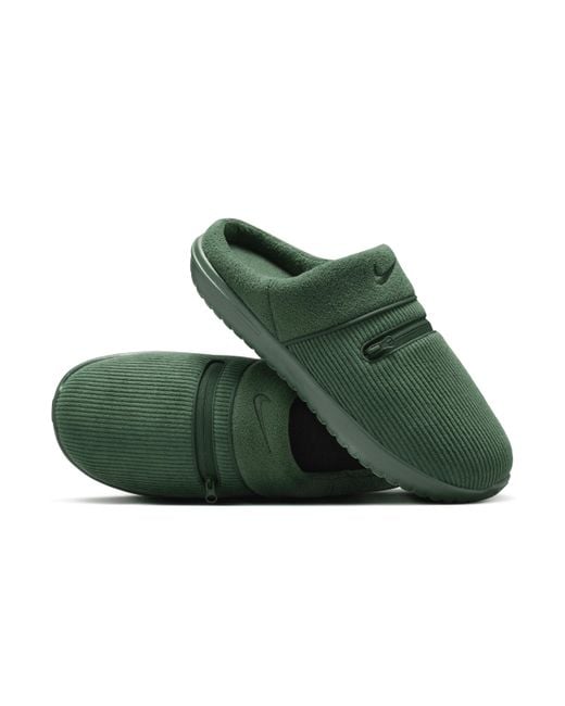 Nike Green Burrow Slippers for men