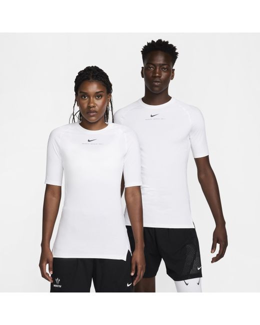 Nike White Nocta Short-sleeve Base Layer Basketball Top for men