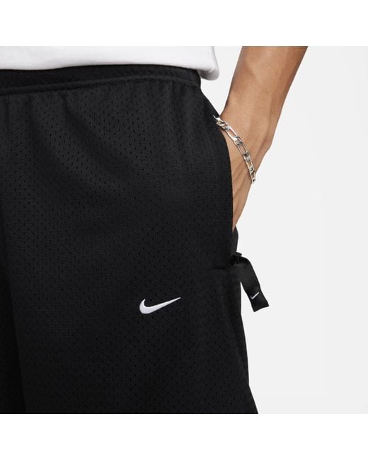 Nike Black Sportswear Swoosh Mesh Shorts for men