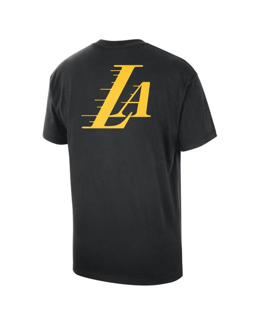 Nike Black Los Angeles Lakers 2023/24 City Edition Nba Courtside Max90 T-shirt for men