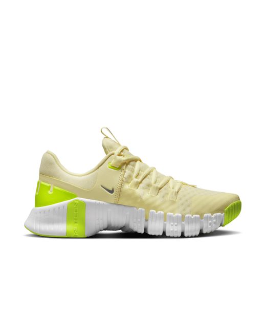 Nike Yellow Free Metcon 5 Workout Shoes