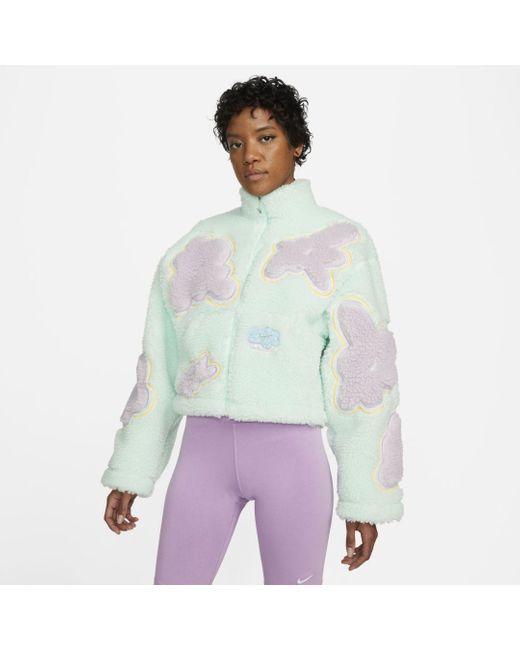 mint green nike jacket
