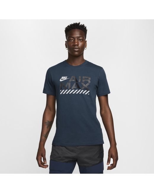 Blue nike air t shirt deals