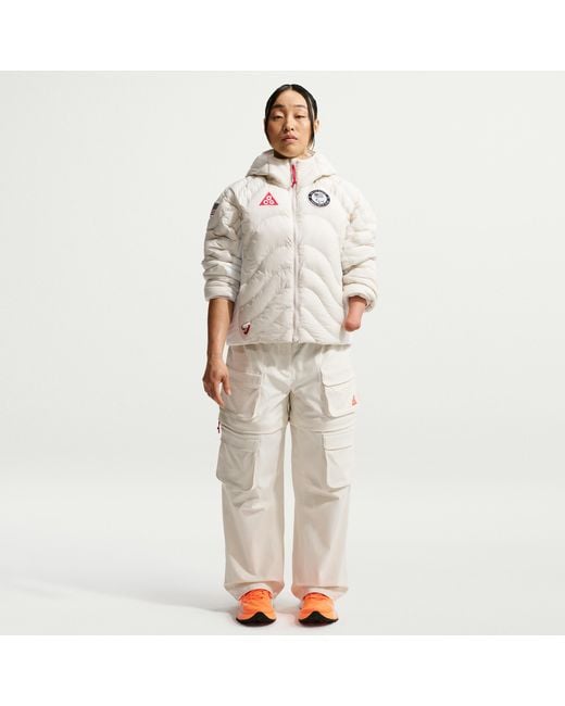 Nike White Acg X United States Paralympic Team Therma-Fit Adv Jacket