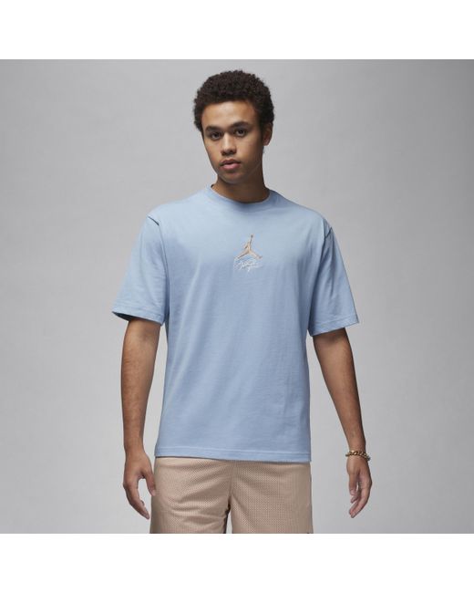Nike Blue Jordan Flight Mvp 85 T-shirt Cotton for men