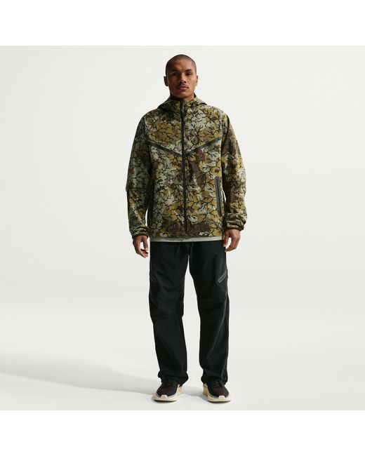 Nike Green Tech Woven Full-Zip Windrunner Jacket for men