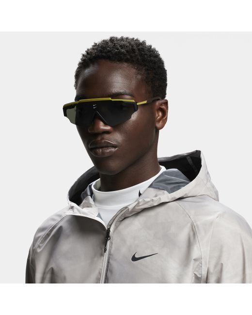 Nike Black Marquee Edge Lb Low Bridge Sunglasses