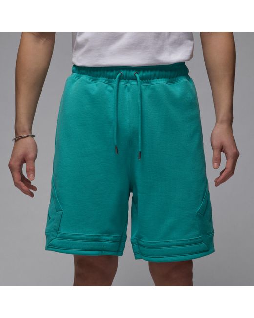 Nike Green Nike Flight Fleece Diamond Shorts for men