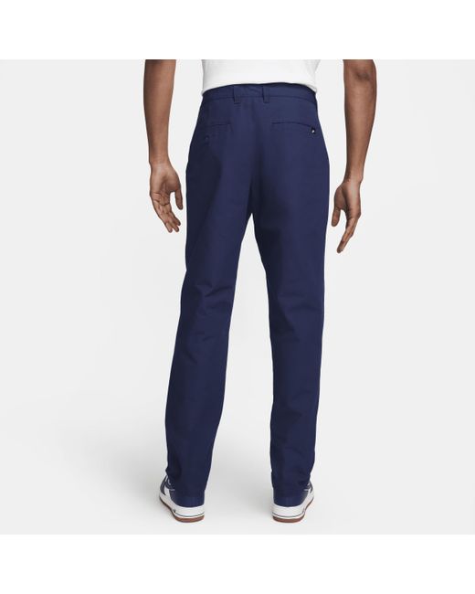 Nike Blue Club Chino Trousers Cotton for men