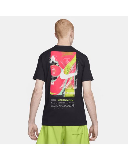 Nike Sportswear T-shirt Met Ronde Hals in het Black voor heren