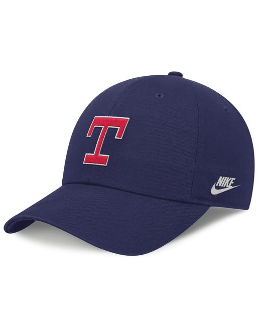 Nike Blue Texas Rangers Rewind Cooperstown Club Mlb Adjustable Hat for men