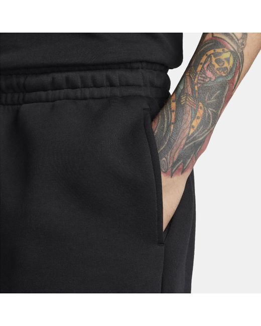 Nike Black Tech Fleece Reimagined Fleece Pants for men
