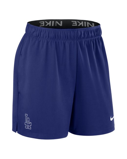 Nike Blue Los Angeles Dodgers Authentic Collection Practice Dri-fit Mlb Shorts