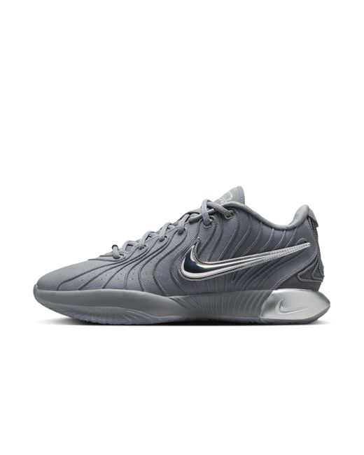 Nike Gray Lebron Xxi Basketball Shoes for men