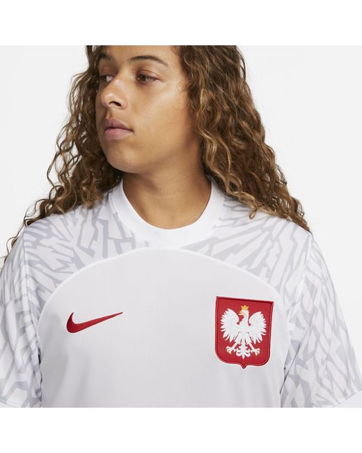 white nike soccer jersey