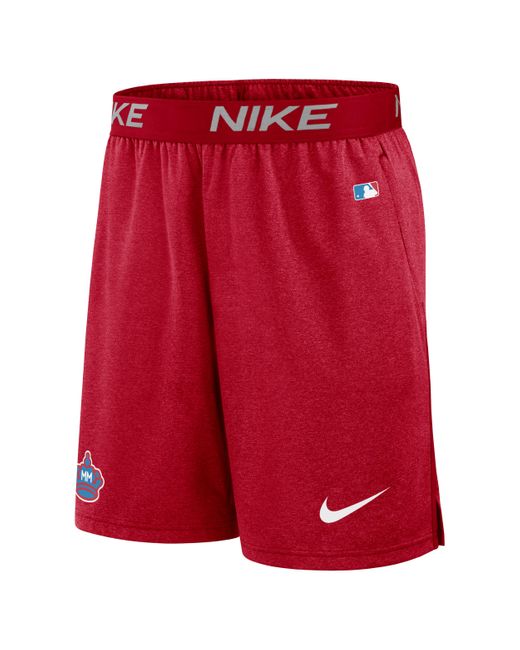 Nike Red Philadelphia Phillies Authentic Collection Practice Dri-fit Mlb Shorts for men