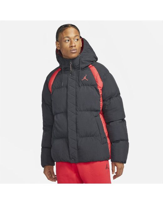 Nike Jordan Essentials Puffer Jacket Black for Men - Lyst
