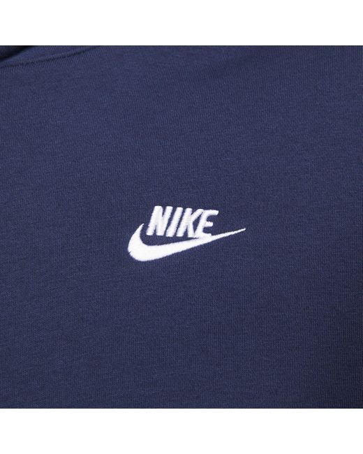 Nike Sportswear Club Fleece Hoodie in het Blue