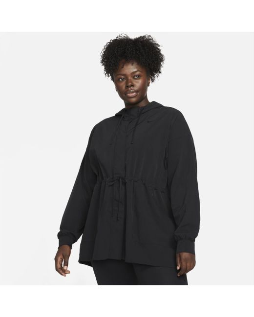 Nike Dri-fit Bliss Luxe Anorak Jacket in Black - Lyst