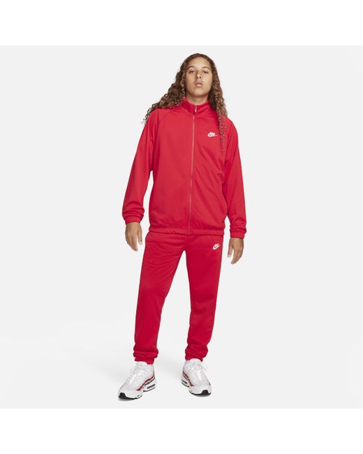 Nike Red Club Poly-knit Tracksuit Polyester for men